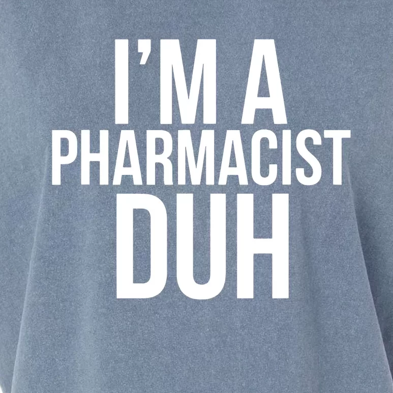 Im A Pharmacist Duh Funny Pharmacy Halloween Costume Garment-Dyed Women's Muscle Tee