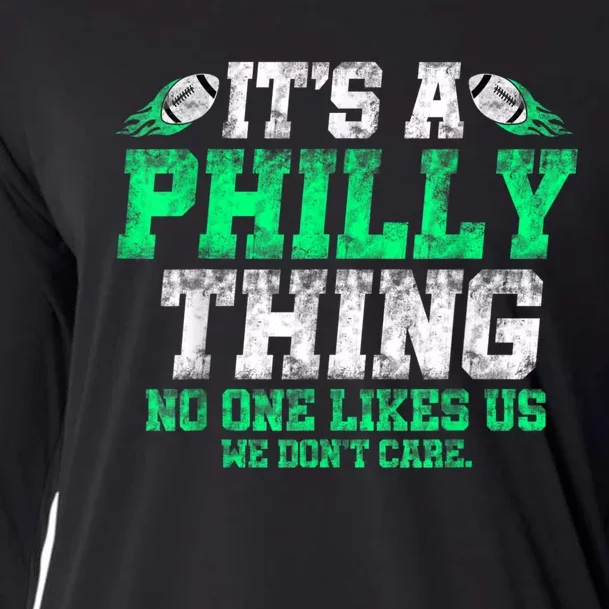 It's A Philly Thing Its A Philadelphia Thing Fan Cooling Performance Long Sleeve Crew