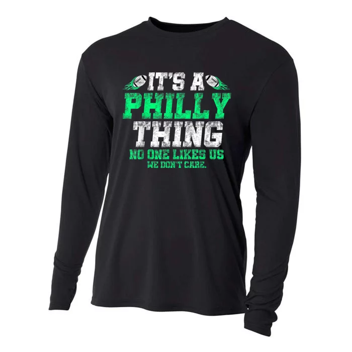 It's A Philly Thing Its A Philadelphia Thing Fan Cooling Performance Long Sleeve Crew