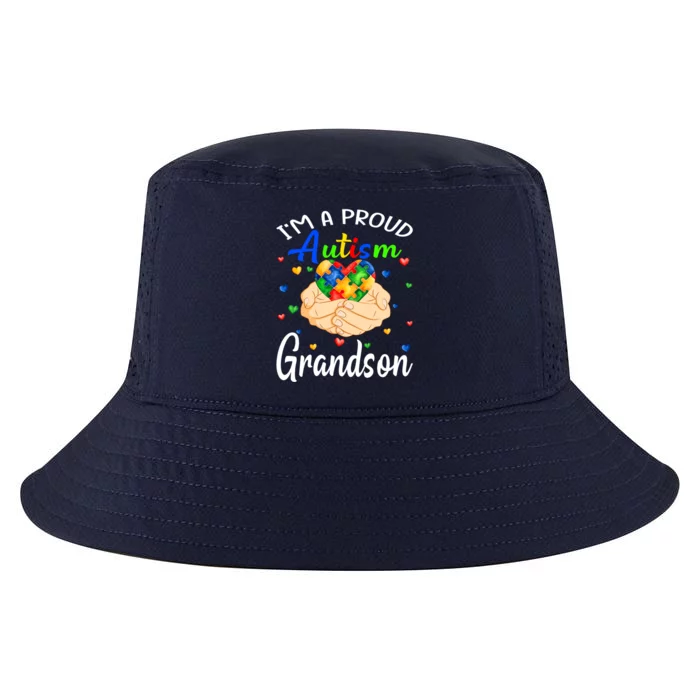 I'm A Proud Autism Grandson Autism Awareness Autistic Gift Cool Comfort Performance Bucket Hat