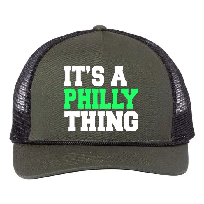 It's A Philadelphia Thing Funny Design Retro Rope Trucker Hat Cap