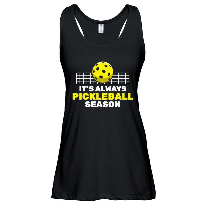 It's Always Pickleball Season Player Ladies Essential Flowy Tank