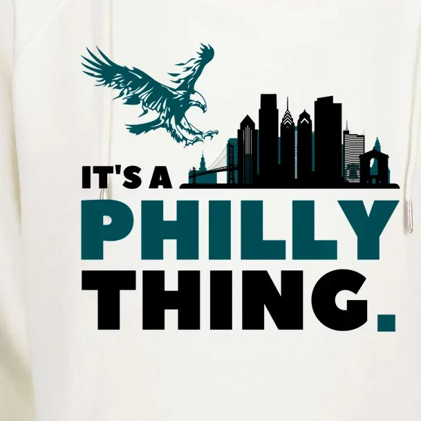 Its A Philadelphia Thing Design Womens Funnel Neck Pullover Hood