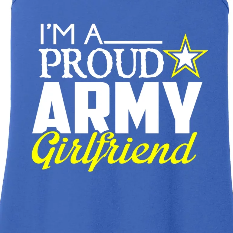 I'm A Proud Army Friend Design Military Friend Gift Ladies Essential Tank