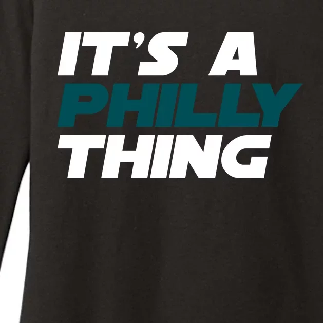 It's A Philly Thing Philadelphia Football Fan Womens CVC Long Sleeve Shirt