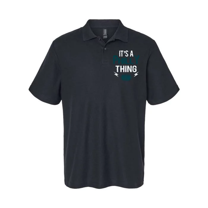 IT'S A PHILLY THING It's A Philadelphia Thing Fan Softstyle Adult Sport Polo