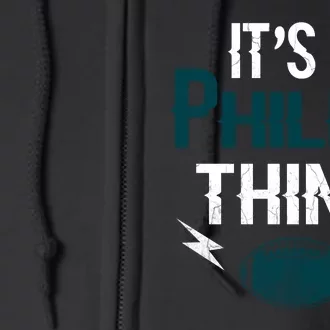 IT'S A PHILLY THING It's A Philadelphia Thing Fan Full Zip Hoodie