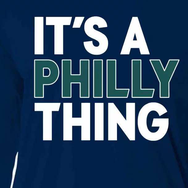 It's A Philly Thing Philadelphia Football Fan Cooling Performance Long Sleeve Crew