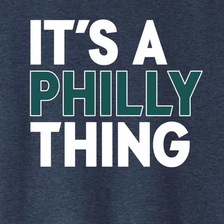 It's A Philly Thing Philadelphia Football Fan Women's Crop Top Tee