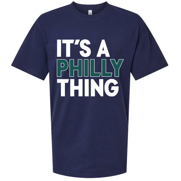 It's A Philly Thing Philadelphia Football Fan Sueded Cloud Jersey T-Shirt