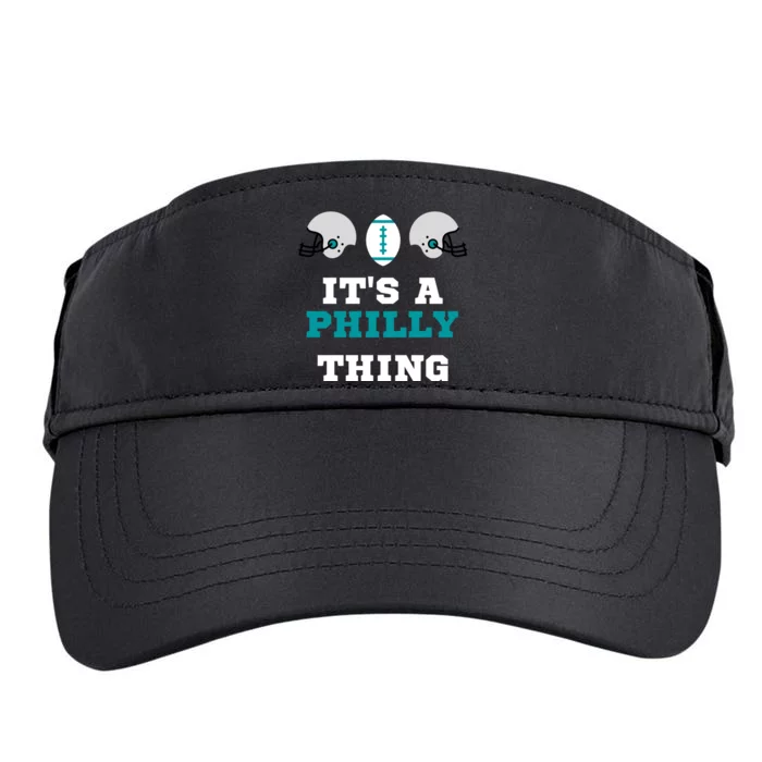 It's A Philly Thing Its A Philly Thing Philadelphia Football Adult Drive Performance Visor