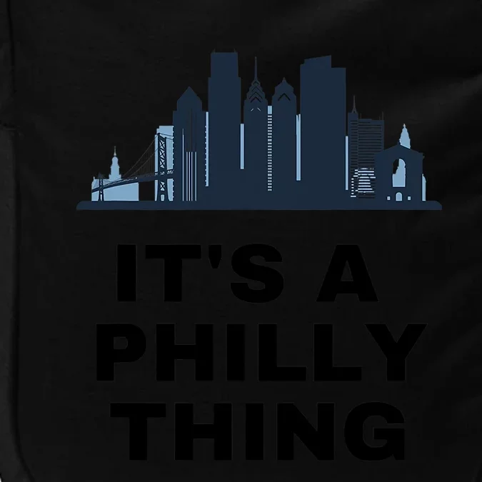 It's A Philly Thing White Impact Tech Backpack