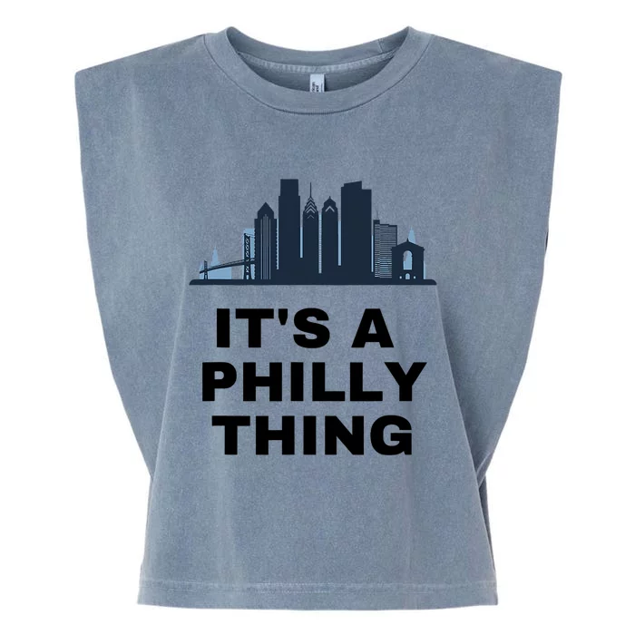 It's A Philly Thing White Garment-Dyed Women's Muscle Tee