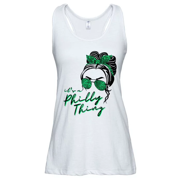 IT'S A PHILLY THING | Its A Philadelphia Thing Girl Bun Ladies Essential Flowy Tank