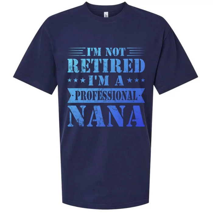 Im A Professional Nana Funny Mothers Day Retired Grandma Gift Sueded Cloud Jersey T-Shirt