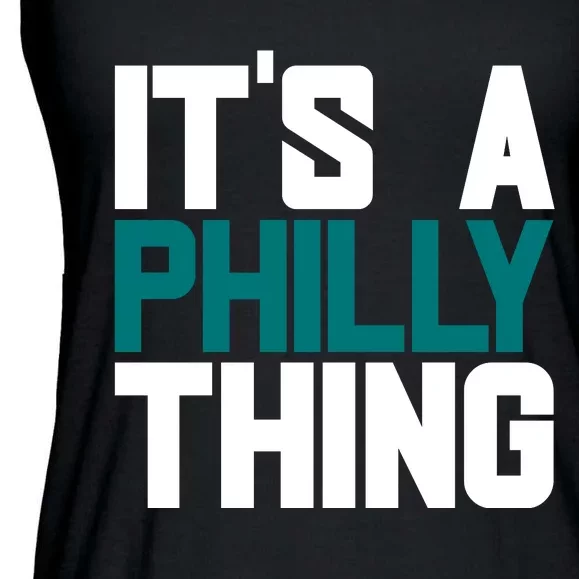 Its A Philly Thing Philadelphia Football Ladies Essential Flowy Tank