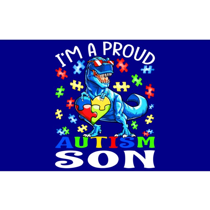 I'm A Proud Autism Son Dinosaur Gift Bumper Sticker