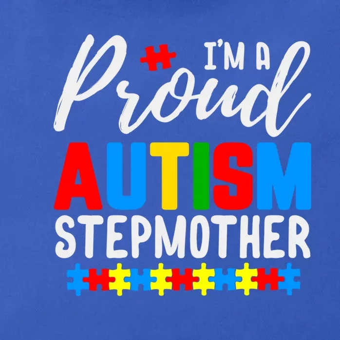 I'm A Proud Autism Stepmother Autism Gift Zip Tote Bag