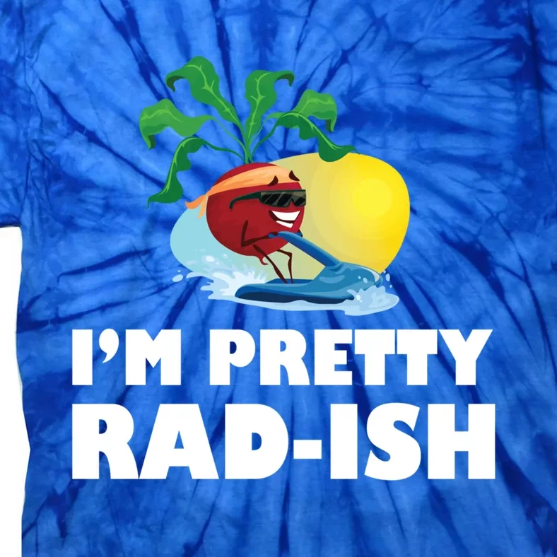 I Am Pretty Radish Cute Vegetable Lover Pun Radish Cute Gift Tie-Dye T-Shirt