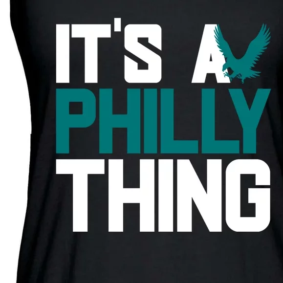 Its A Philly Thing Philadelphia Football Ladies Essential Flowy Tank