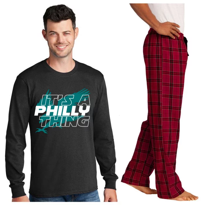 Its A Philly Thing Philadelphia Football Long Sleeve Pajama Set