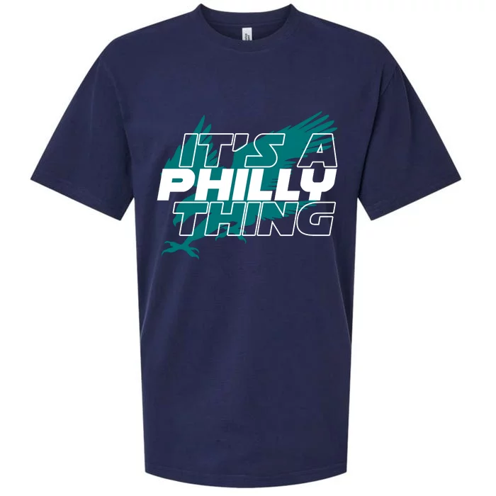 Its A Philly Thing Philadelphia Football Sueded Cloud Jersey T-Shirt