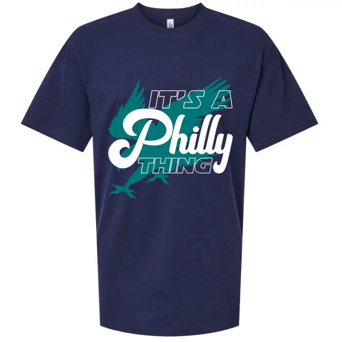 Its A Philly Thing Philadelphia Football Sueded Cloud Jersey T-Shirt