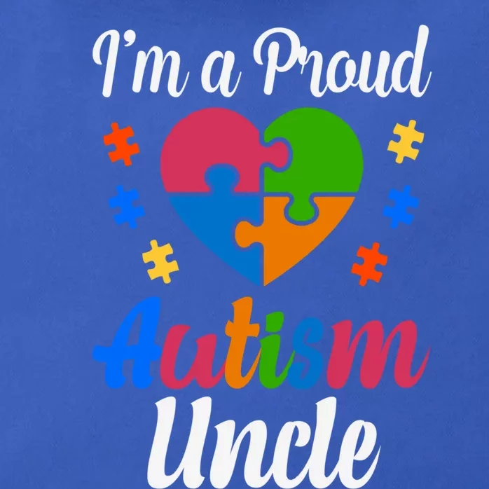 I'm A Proud Autism Uncle Cute Gift Zip Tote Bag