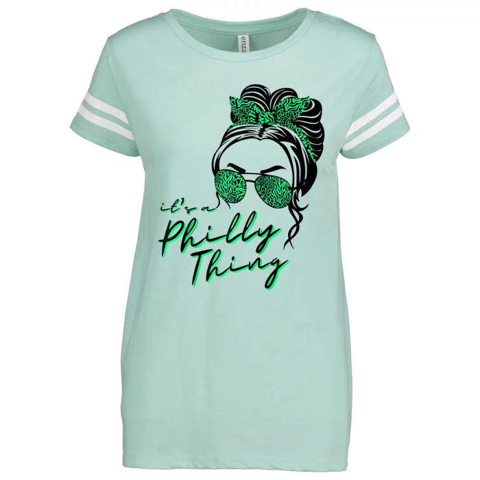 IT'S A PHILLY THING | Its A Philadelphia Thing Girl Bun Enza Ladies Jersey Football T-Shirt