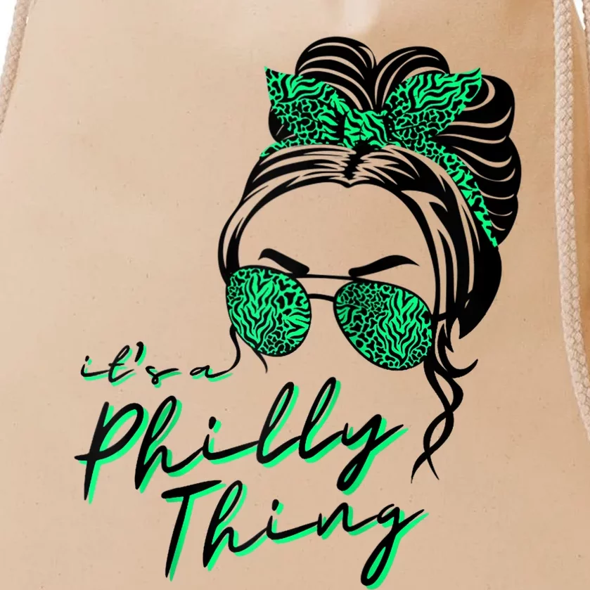 IT'S A PHILLY THING | Its A Philadelphia Thing Girl Bun Drawstring Bag