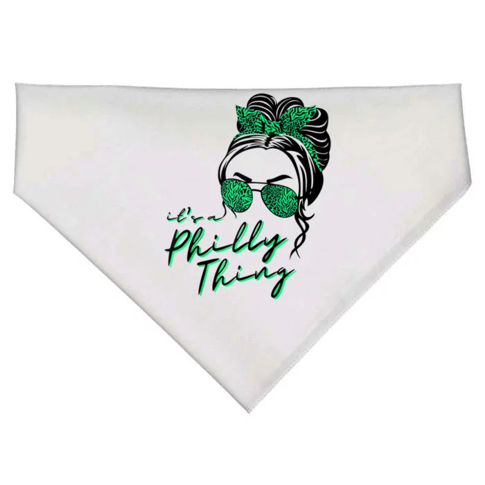 IT'S A PHILLY THING | Its A Philadelphia Thing Girl Bun USA-Made Doggie Bandana