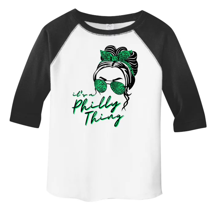 IT'S A PHILLY THING | Its A Philadelphia Thing Girl Bun Toddler Fine Jersey T-Shirt