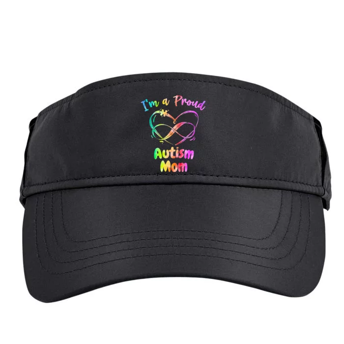 I’m a Proud Autism Mom Puzzle Heart Adult Drive Performance Visor