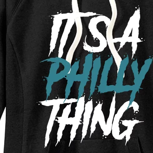 Its A Philly Thing Philadelphia Football Fan Bird Gang Women's Fleece Hoodie