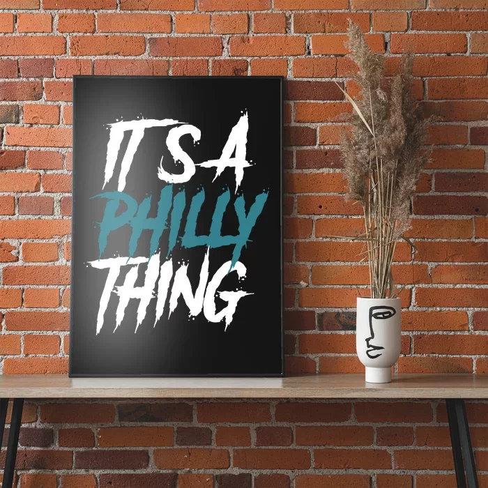 Its A Philly Thing Philadelphia Football Fan Bird Gang Poster