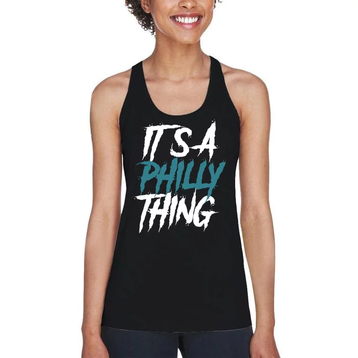 Its A Philly Thing Philadelphia Football Fan Bird Gang Women's Racerback Tank