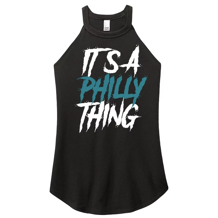 Its A Philly Thing Philadelphia Football Fan Bird Gang Women’s Perfect Tri Rocker Tank