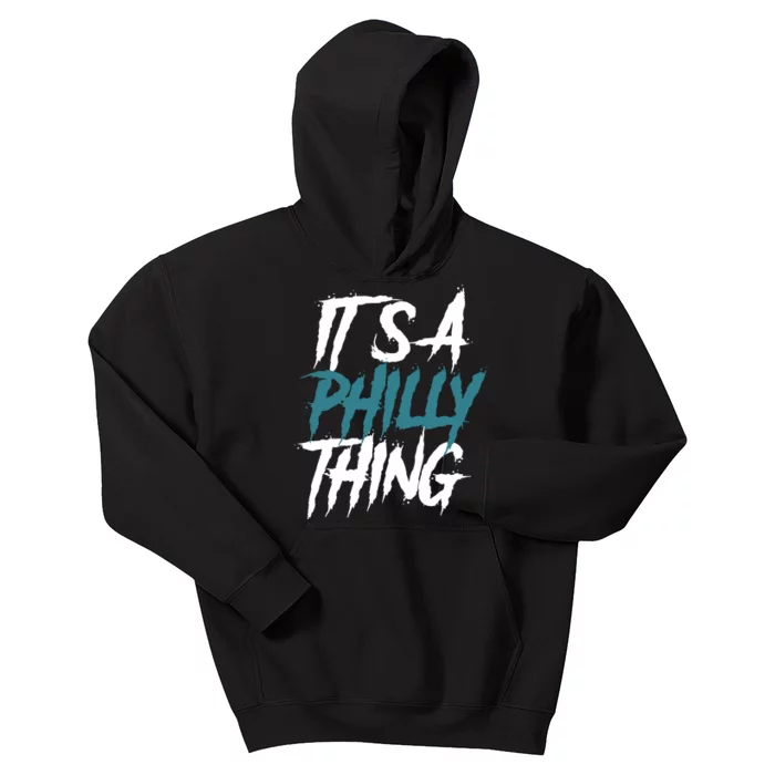 Its A Philly Thing Philadelphia Football Fan Bird Gang Kids Hoodie