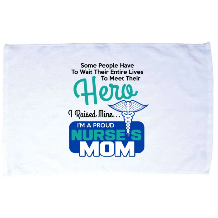 IM A Proud Nurse Mom Meaningful Gift Microfiber Hand Towel