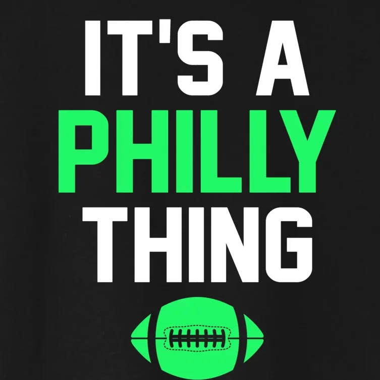 It's A Philly Thing Football Women's Crop Top Tee