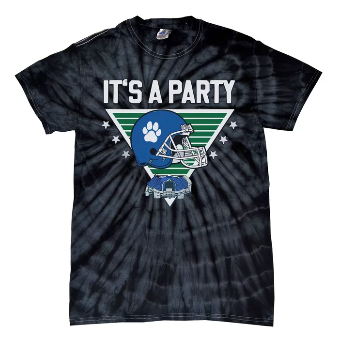 ItS A Party Helmet Vintage Tie-Dye T-Shirt