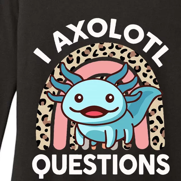 I Axolotl Questions Cute Axolotl Womens CVC Long Sleeve Shirt