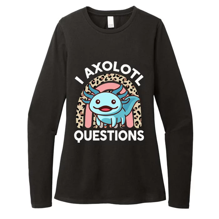 I Axolotl Questions Cute Axolotl Womens CVC Long Sleeve Shirt