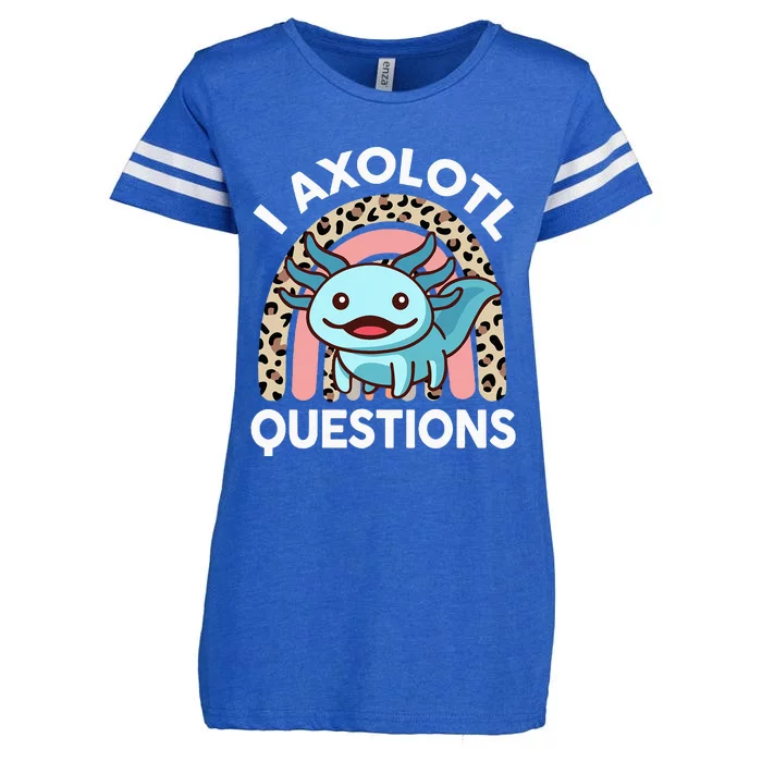 I Axolotl Questions Cute Axolotl Enza Ladies Jersey Football T-Shirt