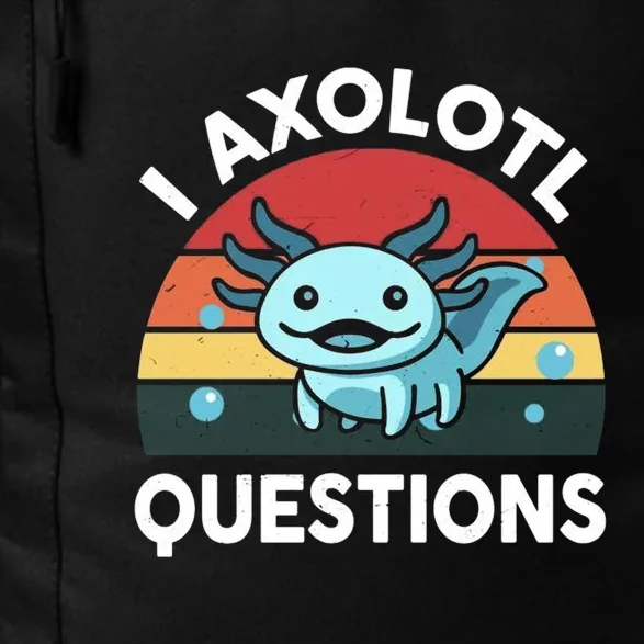 I Axolotl Questions Daily Commute Backpack