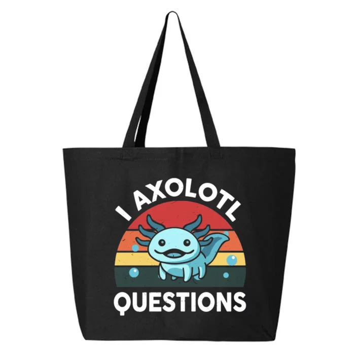 I Axolotl Questions 25L Jumbo Tote