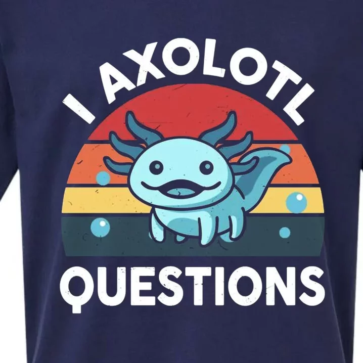 I Axolotl Questions Sueded Cloud Jersey T-Shirt