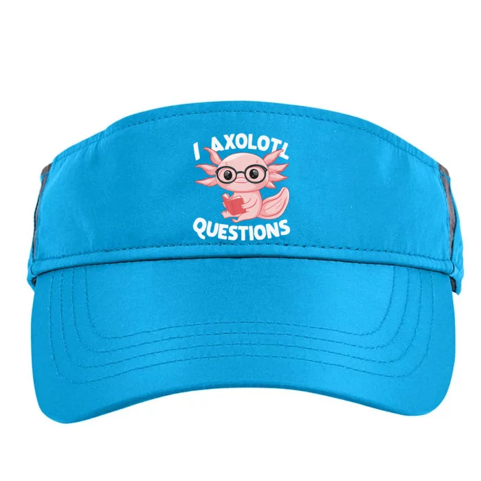 I Axolotl Questions Cute Axolotl Adult Drive Performance Visor