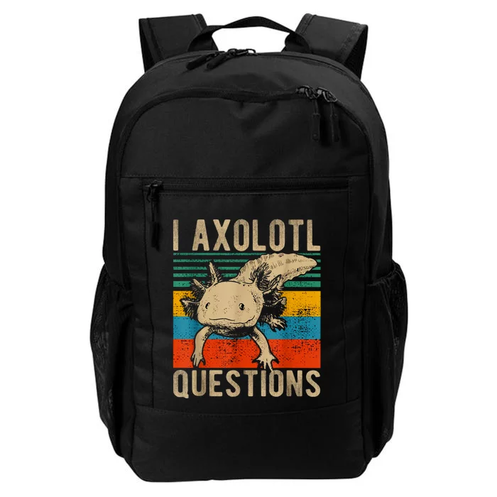 I Axolotl Questions Vintage Daily Commute Backpack