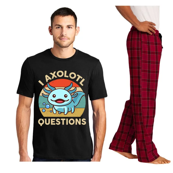 I Axolotl Questions Salamander Plush Axolotl Pajama Set